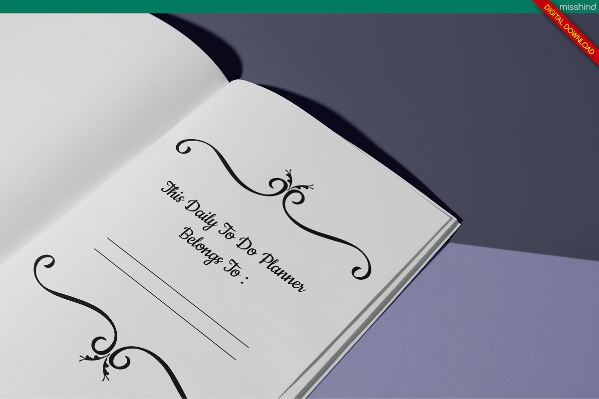 Daily to Do Planner • KDP Interior, a Templates & Theme by HyeRi (Photo 3 of 4)