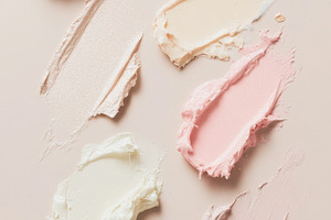 Fluid cosmetics textures featuring s, a Photo by Dvoevnore photos