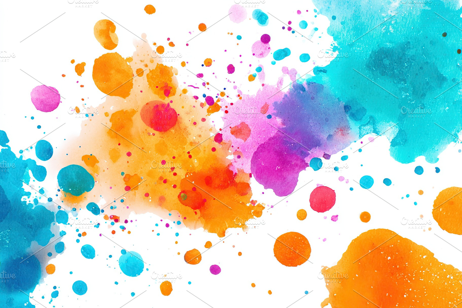 Vibrant watercolor splash texture background perfect for creative projects and, an Abstract Photo by AlyaAnd