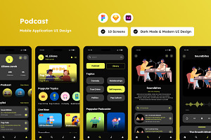 Vocepod - Podcast Mobile App, an App Template by productype1