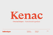 Kenac, a Serif Font by Latinotype (Thumbnail 1 of 15)