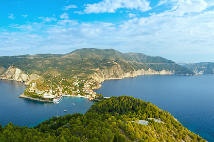 Summer view of Assos peninsula (Greece,  Kefalonia)., a Nature Photo by YuriyB