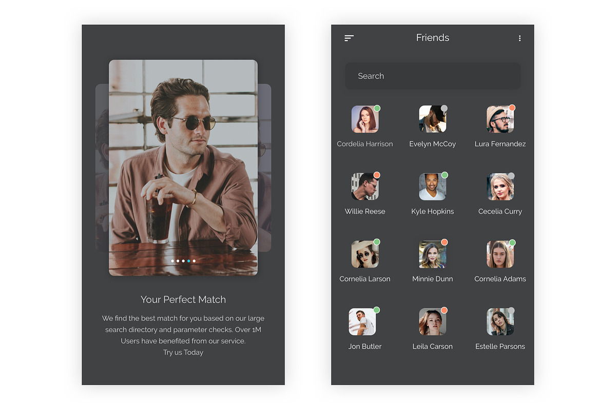 Social Media - Mobile App UI Kit, an UI Kit Template by themelove (Photo 4 of 10)