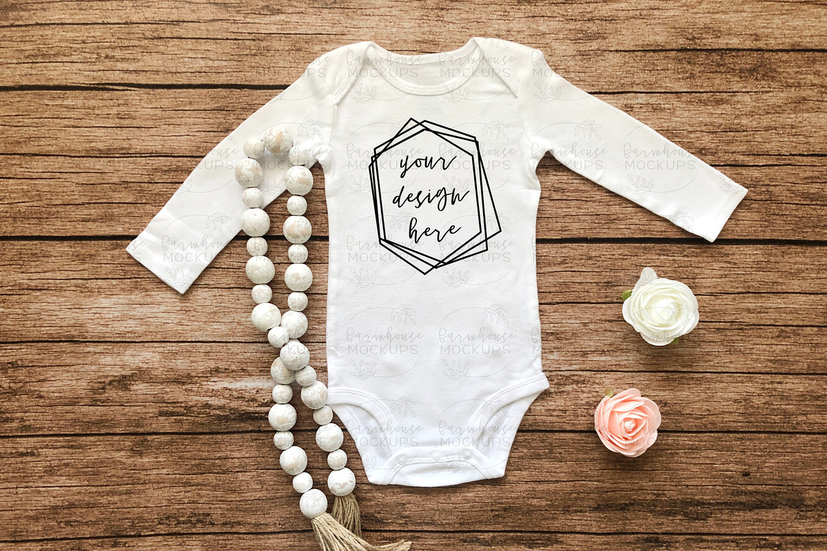 Baby Clothing Mockup Bundle, an Apparel Mockup by Affinity Grove (Photo 5 of 11)