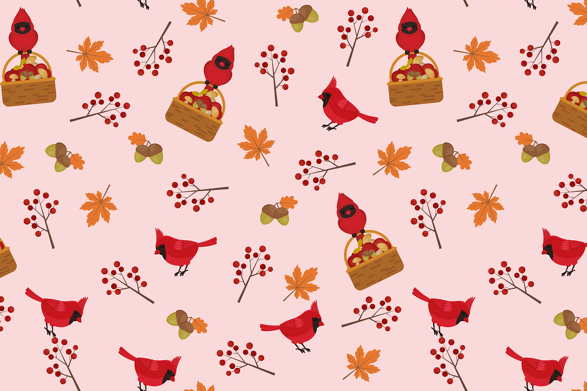 Fall Vector Seamless Patterns, a Pattern Graphic by Digitaliya (Photo 9 of 10)