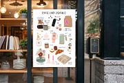 Coffee Lover & Coffeeshop Clipart, a Food Illustration by Ruslana Lubenets (Thumbnail 13 of 16)