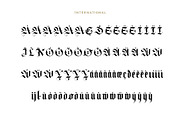 Old Zealand, a Blackletter Font by Loudoun Design Co. (Thumbnail 6 of 9)
