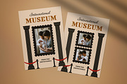 International Museum Greeting Card, a Card Template by graphicook (Thumbnail 3 of 4)