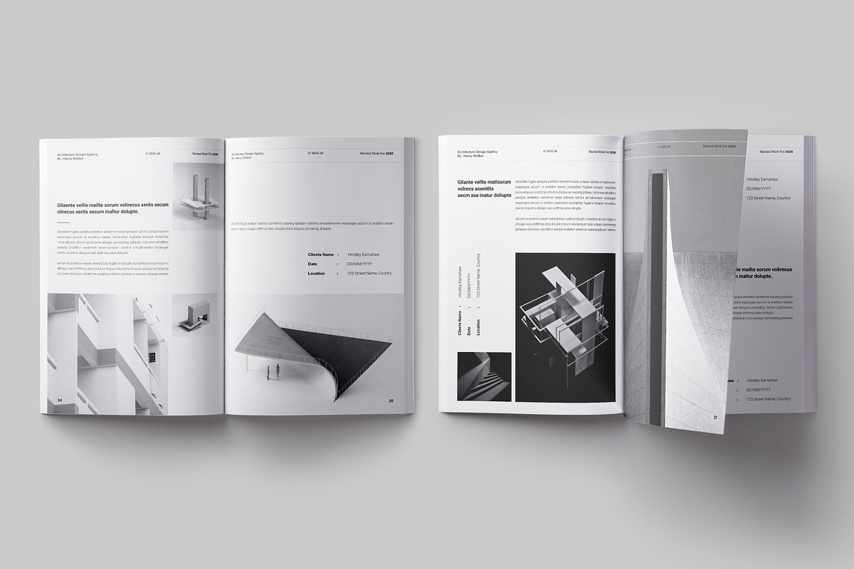 Architecture Portfolio Template, a Brochure Template by ElvinPrint (Photo 13 of 17)