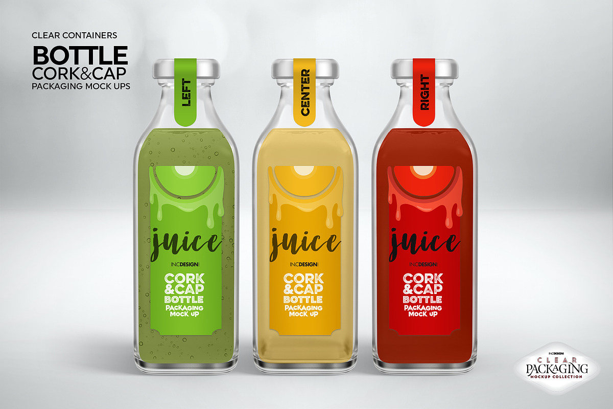 Cork & Cap Bottle Packaging Mockup, a Product Mockup by INCDesign (Photo 7 of 8)