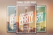 American Party Flyer Template, a Flyer Template by Graphicfy Templates (Thumbnail 5 of 5)