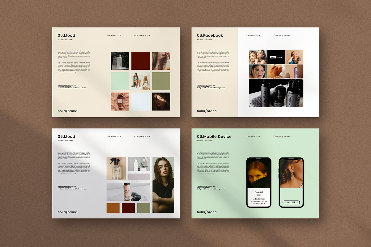 Brand Identity Guidelines Template, a Brochure Template by Studio Industry (Photo 4 of 12)