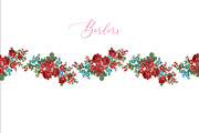 Vector embroidered roses, an Illustration by StabuLaRasa illustration (Thumbnail 7 of 8)