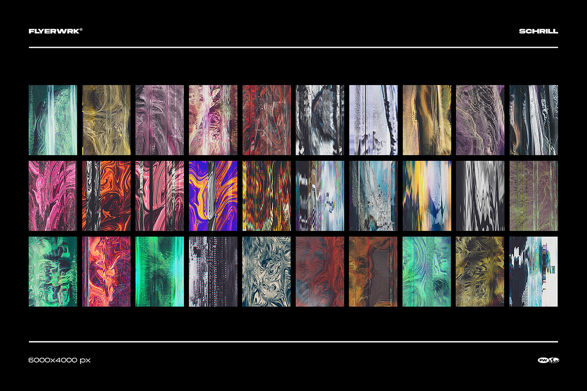 Anomaly - 32 Digital Glitch Textures, a Texture Graphic by FLYERWRK (Photo 10 of 10)