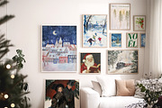 TRADITIONAL CHRISTMAS Art Prints, a Background Graphic by alenaganzhela (Thumbnail 9 of 9)