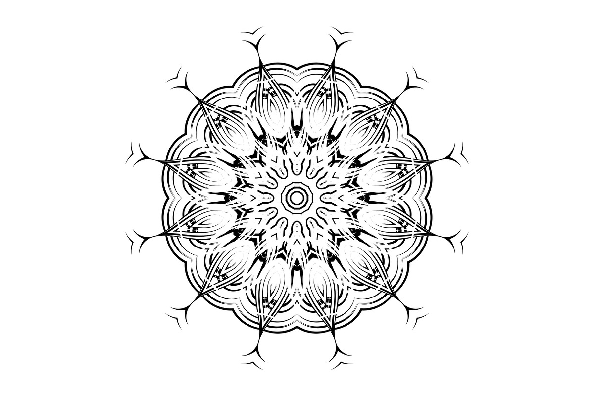 Decorative Mandala Digital Art Pack, a Decorative Illustration by NJ Himel (Photo 5 of 101)