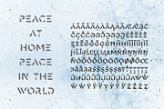 Spaco Stencil SC, a Font by K:O\Fonts (Thumbnail 3 of 6)