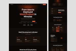 AI & Web 3 HTML Landing Page, a HTML Template by Hammad Arif