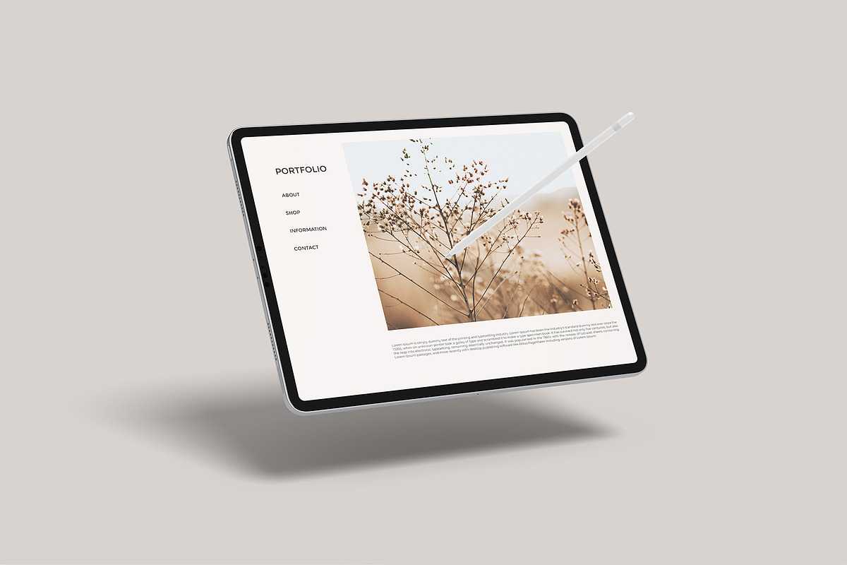 iPad Pro Mockup, an iPad Mockup by graphicpages (Photo 10 of 17)