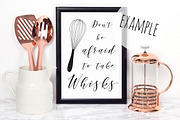 Frame Mockup Kitchen Scene Photo, a Print Template by Pixomize (Thumbnail 2 of 2)