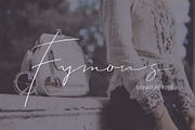 Fymous, a Script Font by LetterStock (Thumbnail 1 of 5)