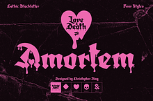 Amortem - Gothic Blackletter Font