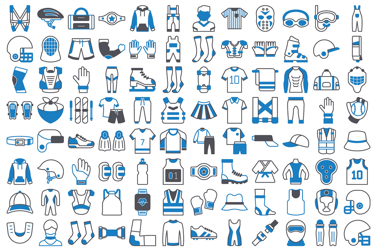 Sportswear Icon Pack, an Icon by Vector Portal (Photo 4 of 5)