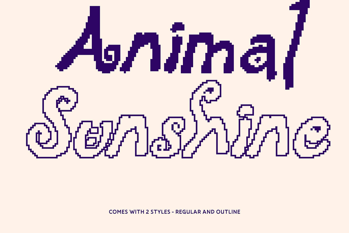 CS Claribel Pixel, a Handwritten Font by Craft Supply Co. (Photo 4 of 8)