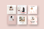 Modern Femme Social Media Templates, a Social Media Template by Marketing Your Brand (Thumbnail 7 of 12)