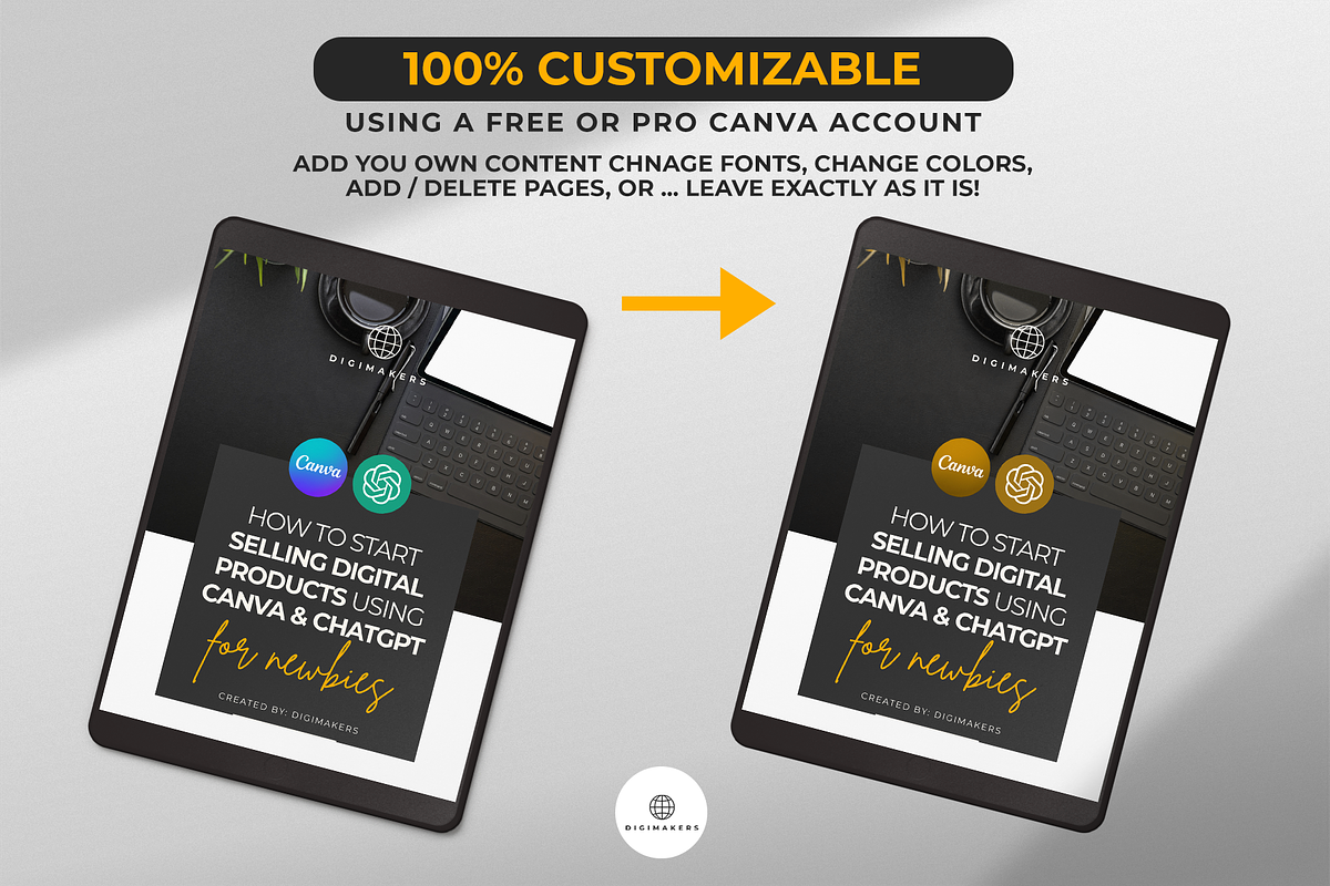 Sell Digital Products using Ai&Canva, a Social Media Template by Nina Shaw (Photo 4 of 9)