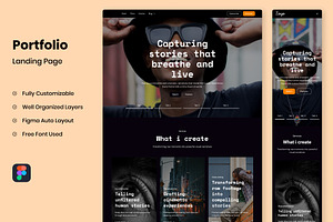 Portfolio - Landing Page Template, a Websites & App Template by RPWDS