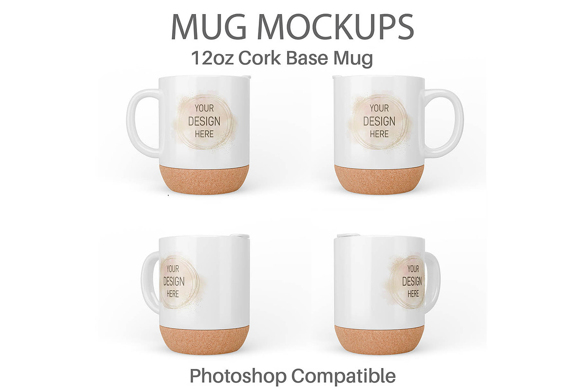 Cork Base Mug Mockup, a Cups & Container Mockup by MockupsBox (Photo 1 of 6)