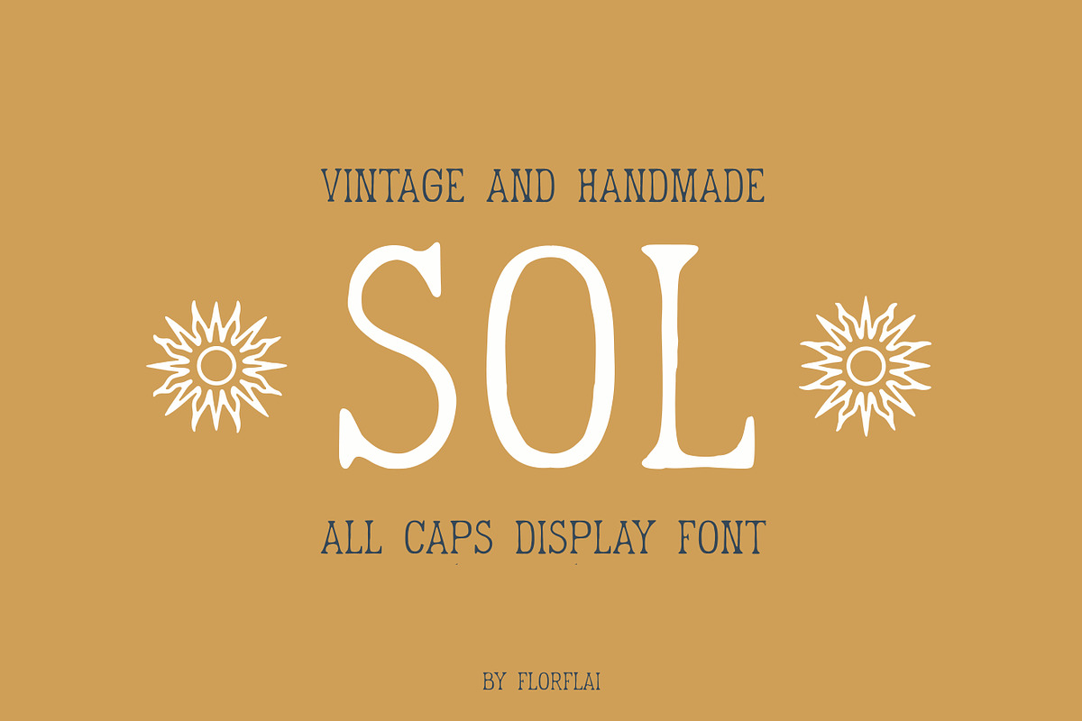 Sol handmade font, a Handwritten Font by Florflai (Photo 1 of 4)