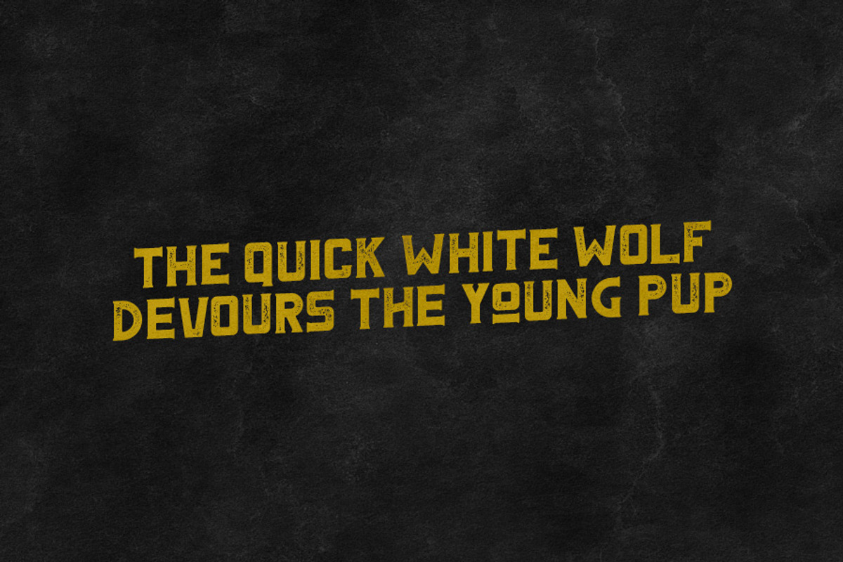Fenrir Typeface preview 5