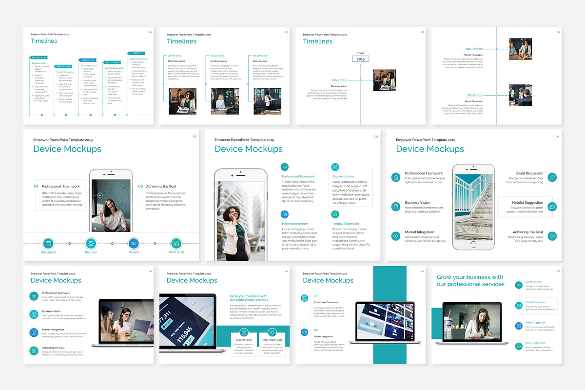 EMPOWER PowerPoint Template, a Presentation Template by Wipavee