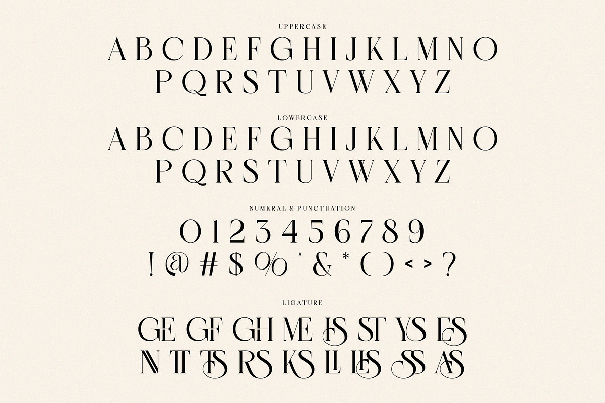 GELISH Elegant Ligature Serif, a Serif Font by Alfinart (Photo 9 of 10)