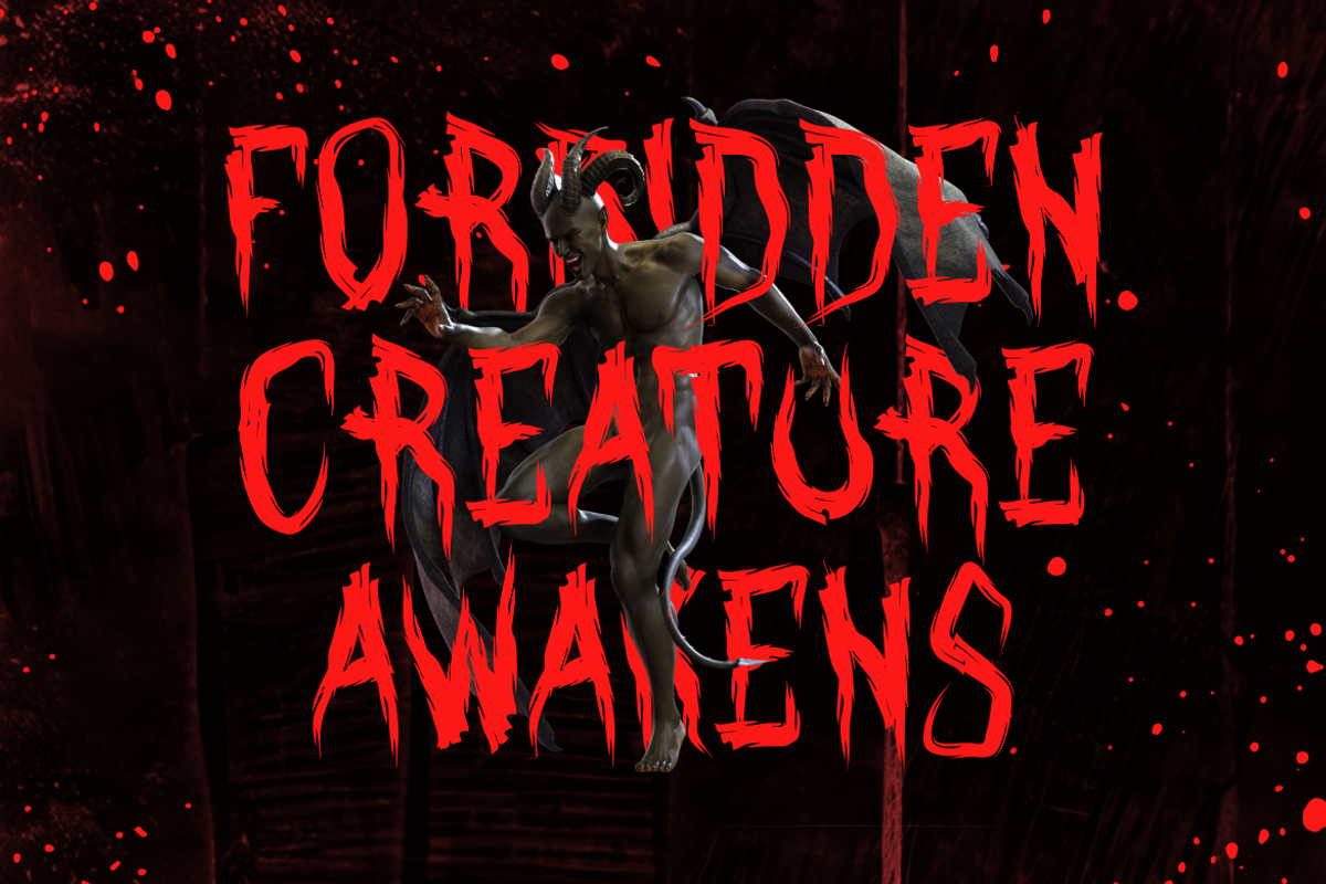 Crimson Ritual - Scary Font, a Font by PutraCetol Studio (Photo 2 of 5)