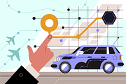 Analytics Business Transportation, an Object Illustration by Wencory (Thumbnail 2 of 3)