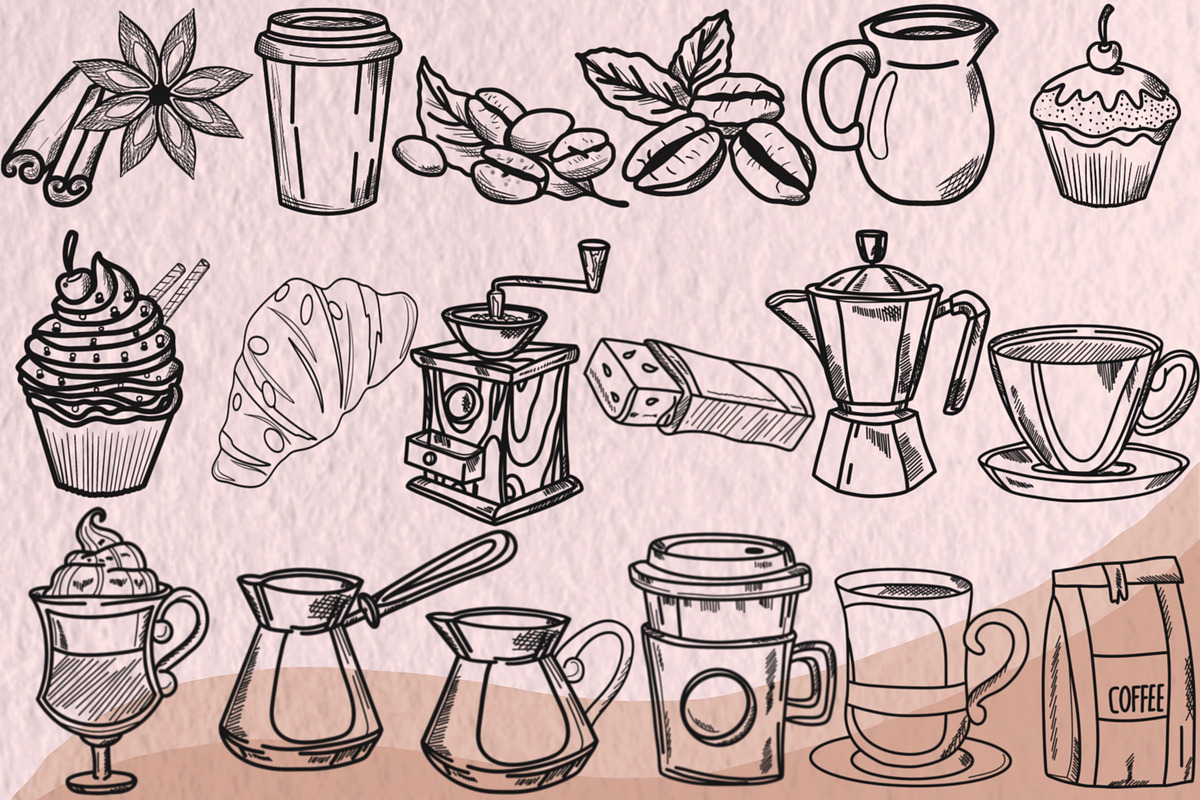 Coffee Digital Stamps, a Graphic by Favorites_Art (Photo 5 of 15)