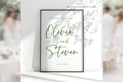 Modern Script Welcome Sign bd007, a Poster Template by TyphoonStudio (Thumbnail 7 of 10)