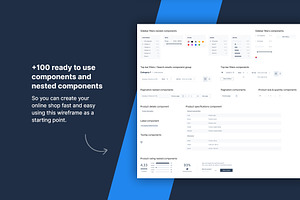 Electris AdobeXD Ecommerce Wireframe