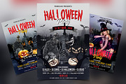 Halloween Event 3 Flyers, a Flyer Template by PixelsDesign (Thumbnail 1 of 4)