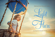 Light Flare Photoshop Overlays, a Plug-in Add-On by FixThePhoto (Thumbnail 1 of 32)