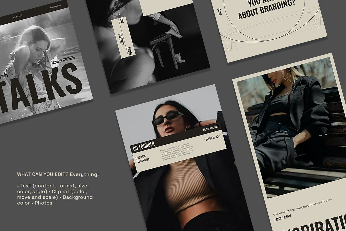 Grefashion Instagram Template | PSD, a Social Media Template by Azruca (Photo 8 of 8)