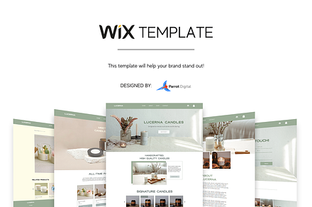 Candle Store Website for Wix
