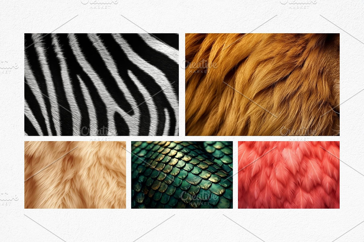 Wildlife Animal Textures Background, a Texture Graphic by MergeIdea (Photo 2 of 3)
