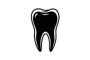 Human tooth dental silhouette, a Graphic by hafijul (Thumbnail 1 of 10)