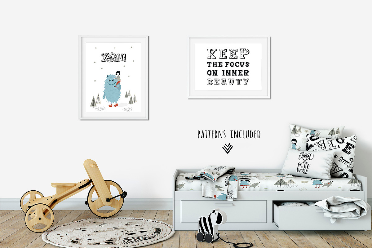 Kids and Monsters, an Animal Illustration by Oksana Stepova (Photo 5 of 11)