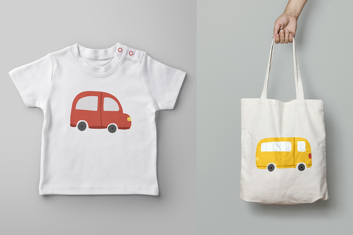 Traffic cute elements, an Object Graphic by RizkaNurfazrina (Photo 3 of 6)
