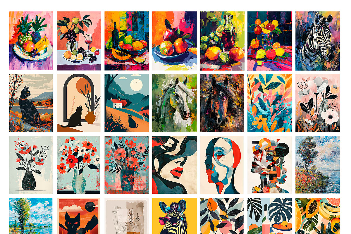 Eclectic Wall Art. Posters., a Background Graphic by Designwork (Photo 7 of 9)